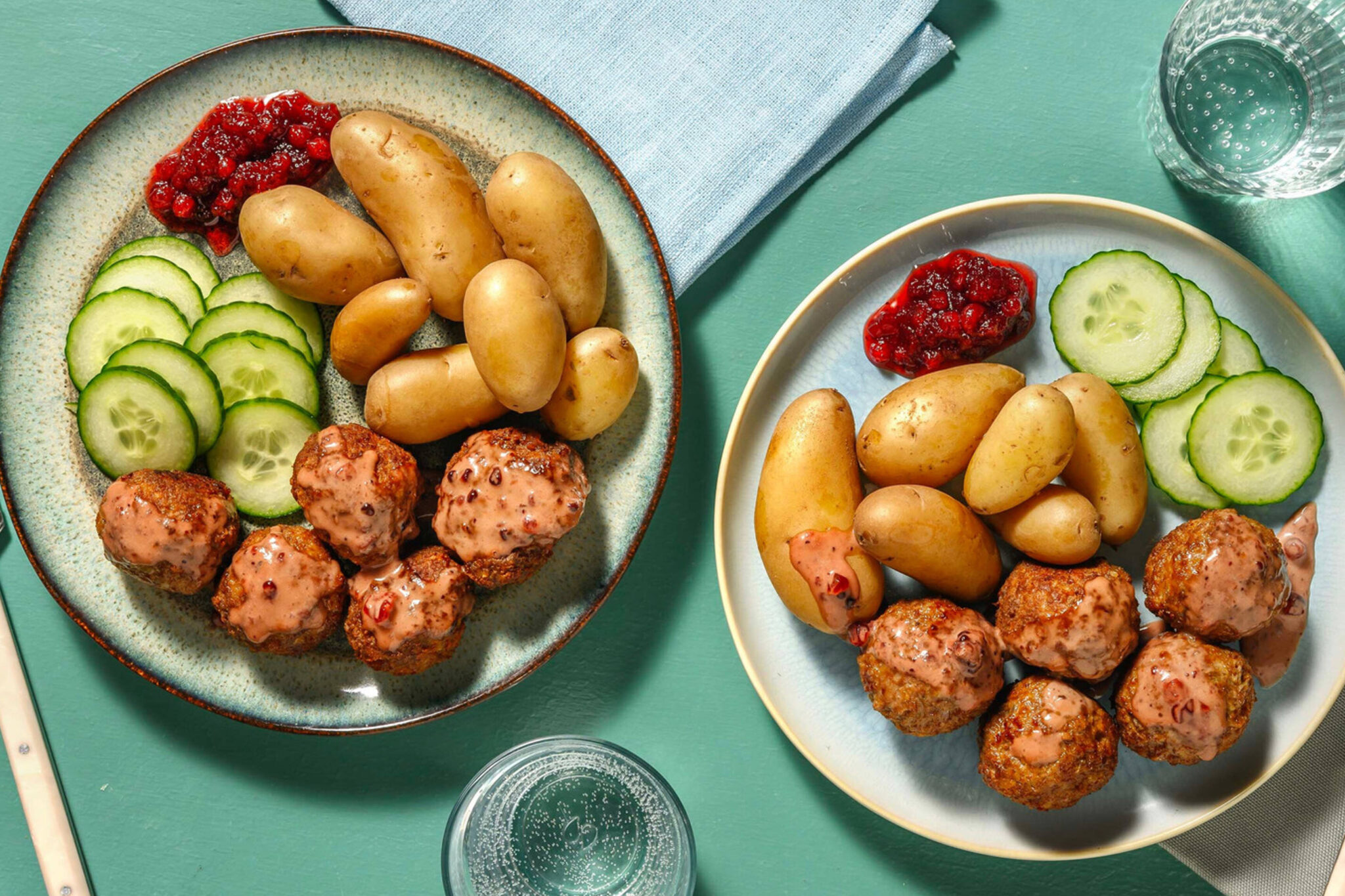 Exempel på råvaror mat för olika maträtter och recept