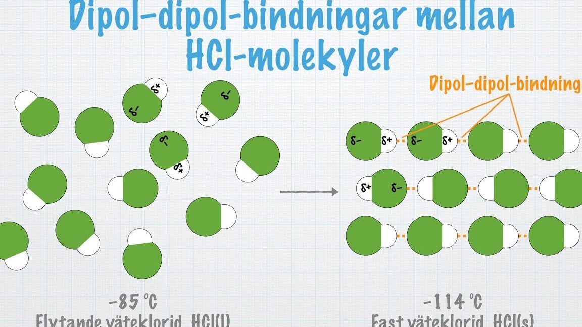 Jon Dipol Bindning Exempel Och Deras Betydelse I Kemi